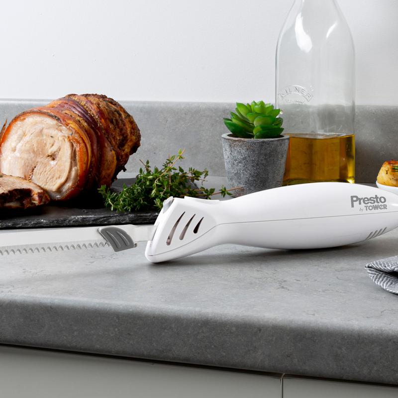 Russell Hobbs Electric Knife White Bilco Direct