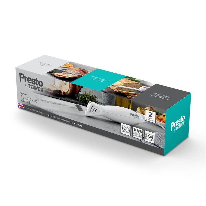 Russell Hobbs Electric Knife White Bilco Direct