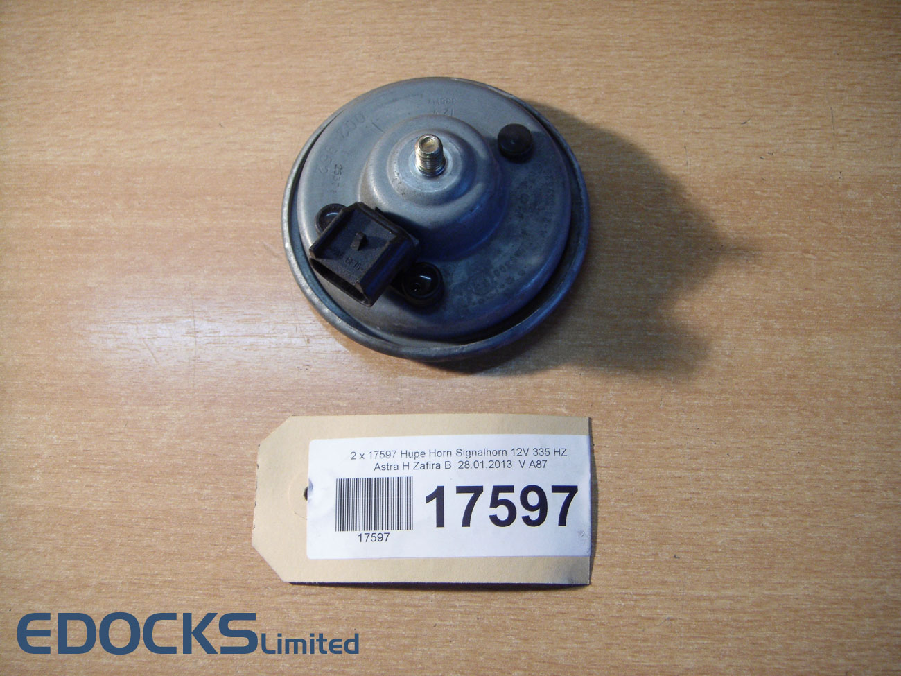 Hupe Horn Signalhorn 12V 335 HZ Astra H Zafira B Opel