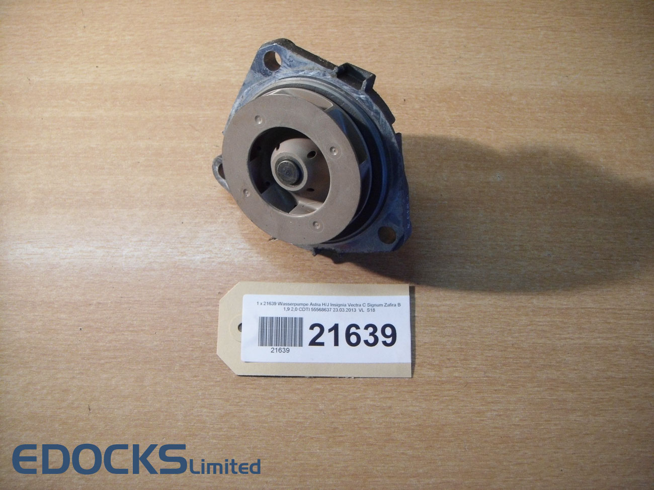 Water Pump Astra H / Insignia Vectra C Signum Zafira B 1,9 2,0 16V CDTI