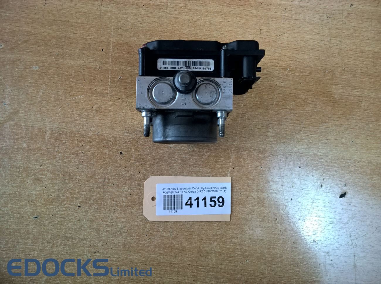 ABS Steuergerät Defekt Hydraulikblock Block Aggregat AQ FB AZ Corsa D Opel