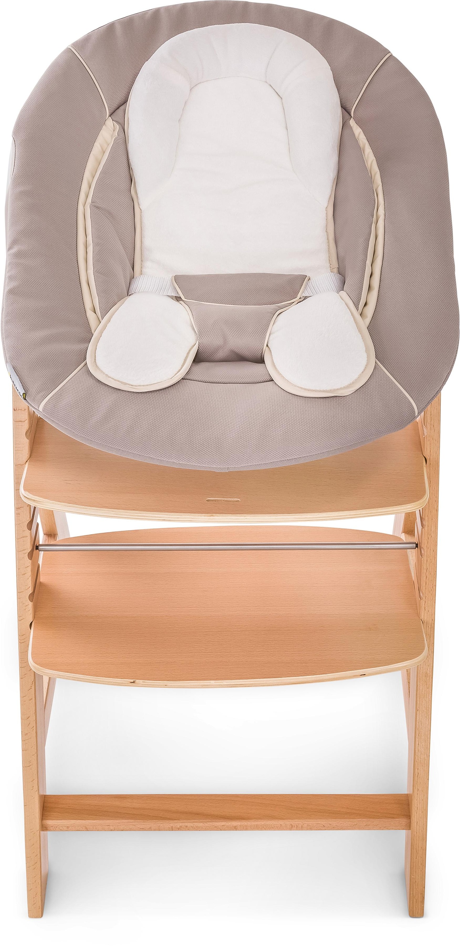 Hauck Hochstuhl »Beta+ Newborn Set 3in1, Nature Stretch