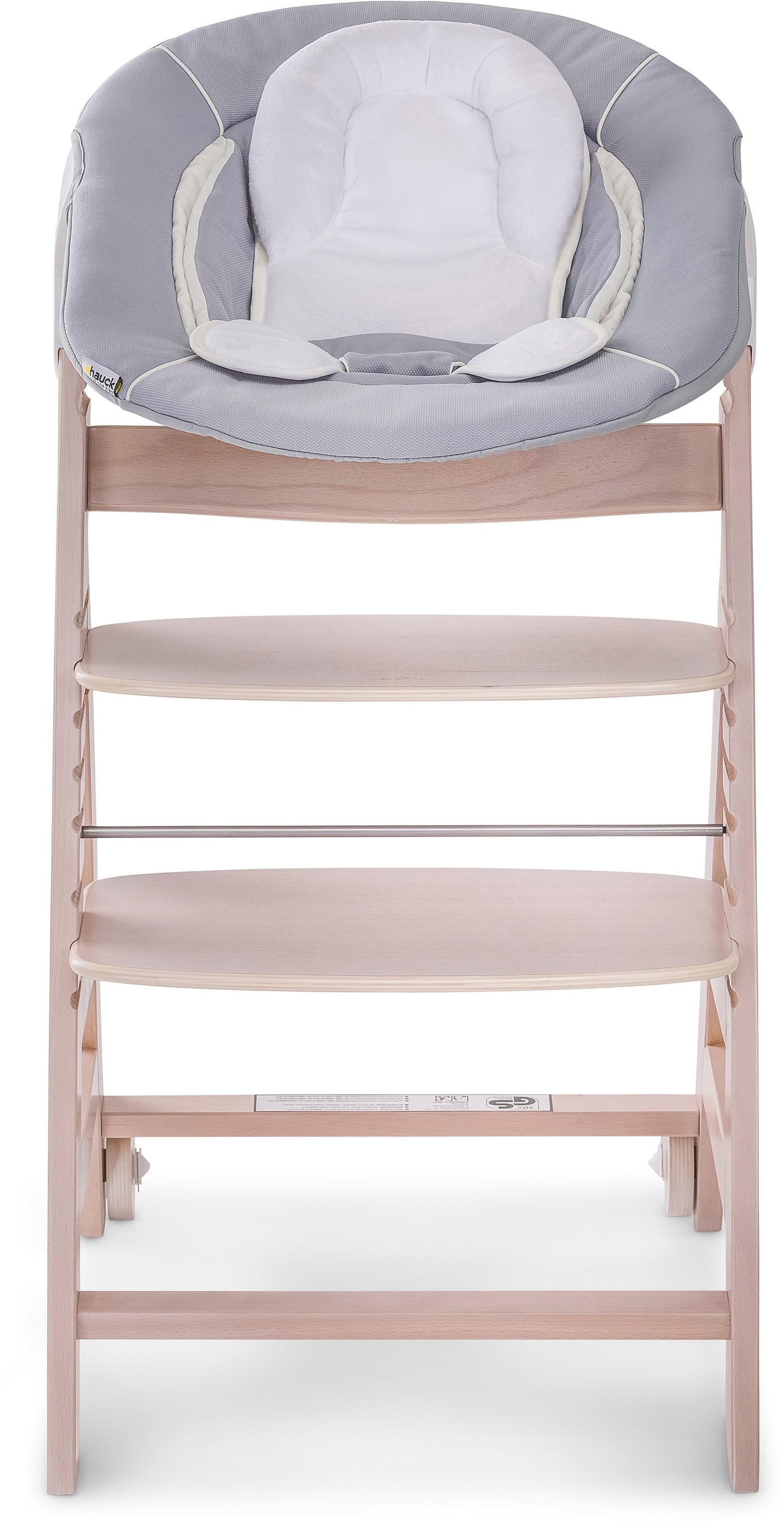 Hauck Hochstuhl »Beta+ Newborn Set 3in1, White Washed