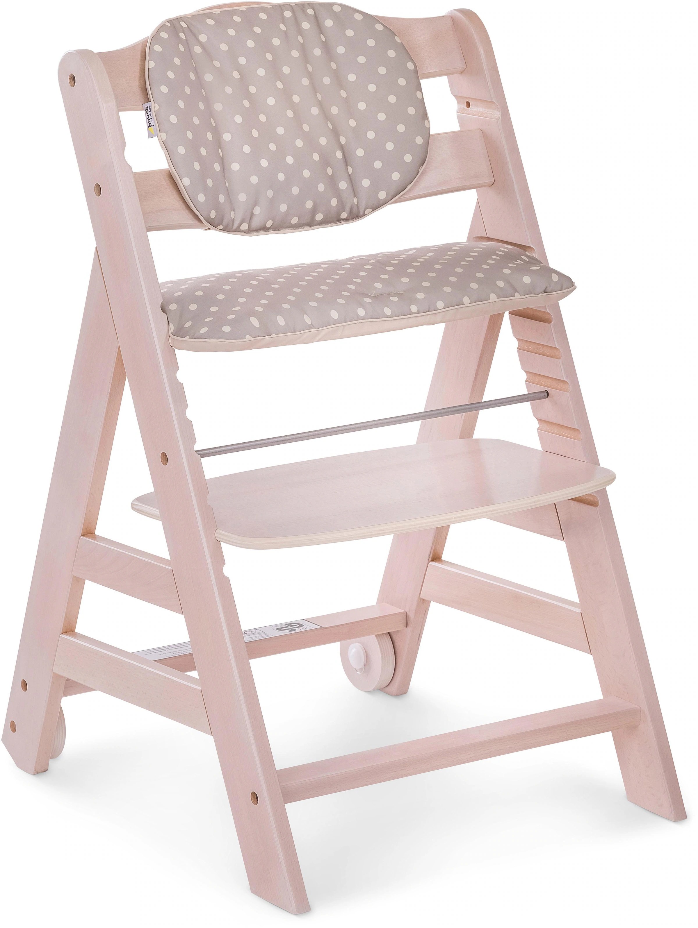 Hauck Hochstuhl »Beta+ Newborn Set 3in1, White Washed