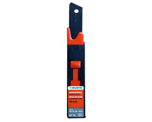 20 Stück Würth Abbrechklingen 18mm extrem scharf schwarze Klinge Cuttermesser eBay