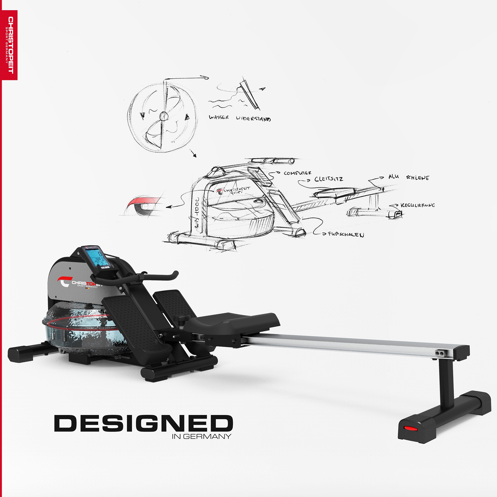 Christopeit Sport® Ruderzugmaschine »WP 1000« | BAUR