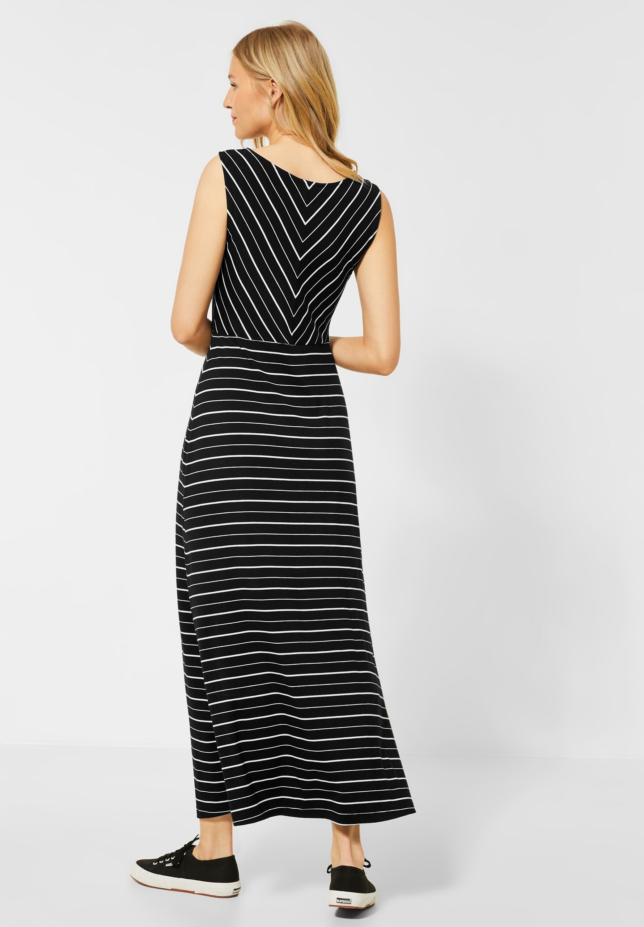 STREET ONE Maxikleid, mit Streifen für kaufen BAUR