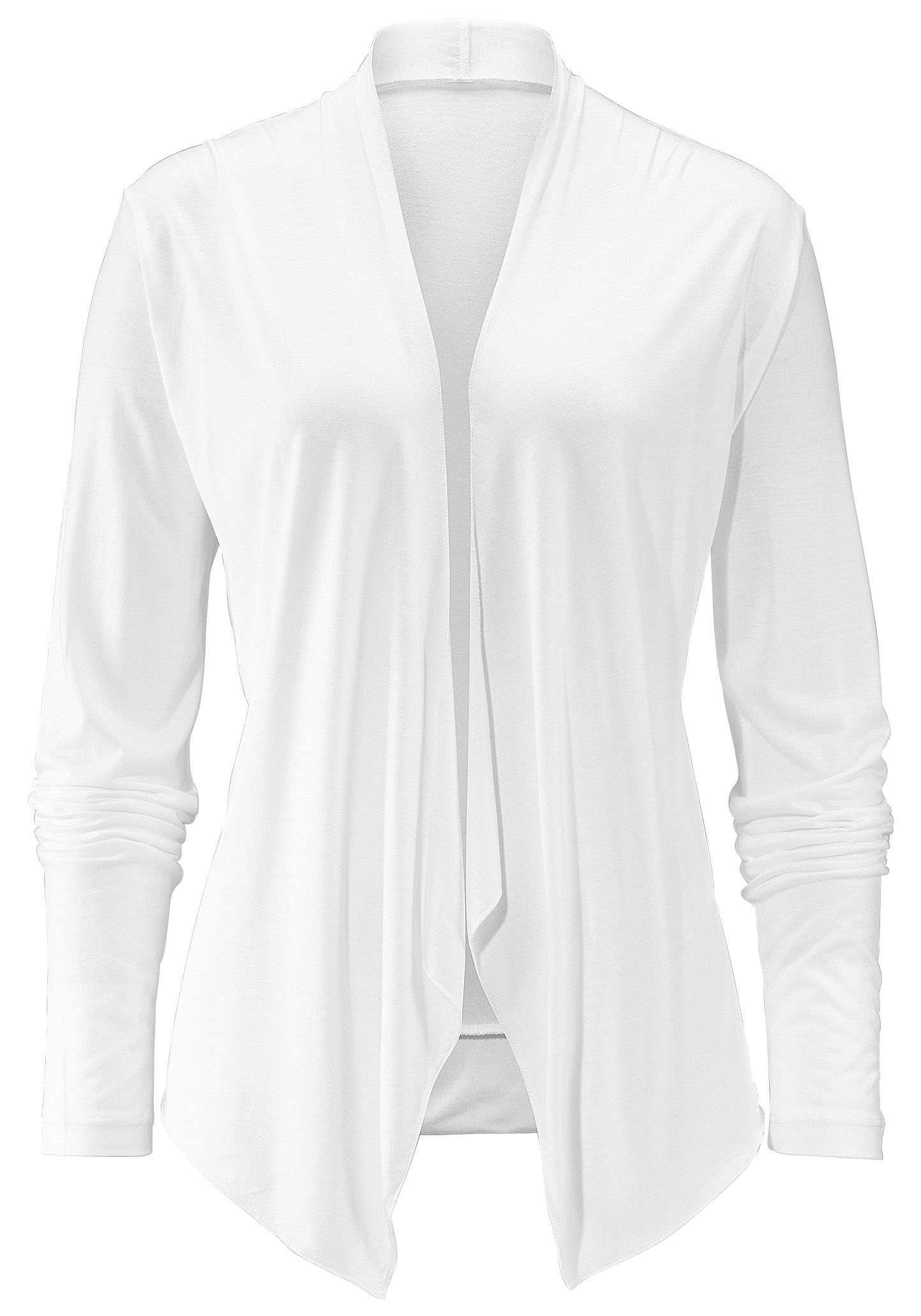 LASCANA Shirtjacke, in offener Form online bestellen BAUR