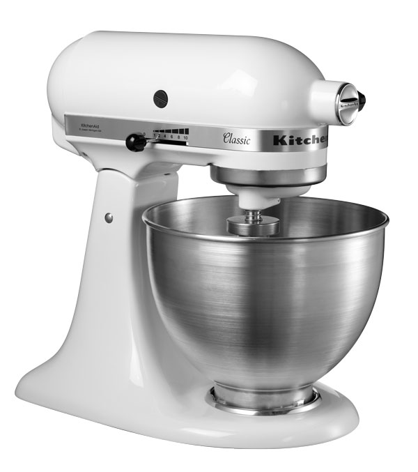 KitchenAid 5K45SSEWH 4,3 L Klassische Küchenmaschine weiß