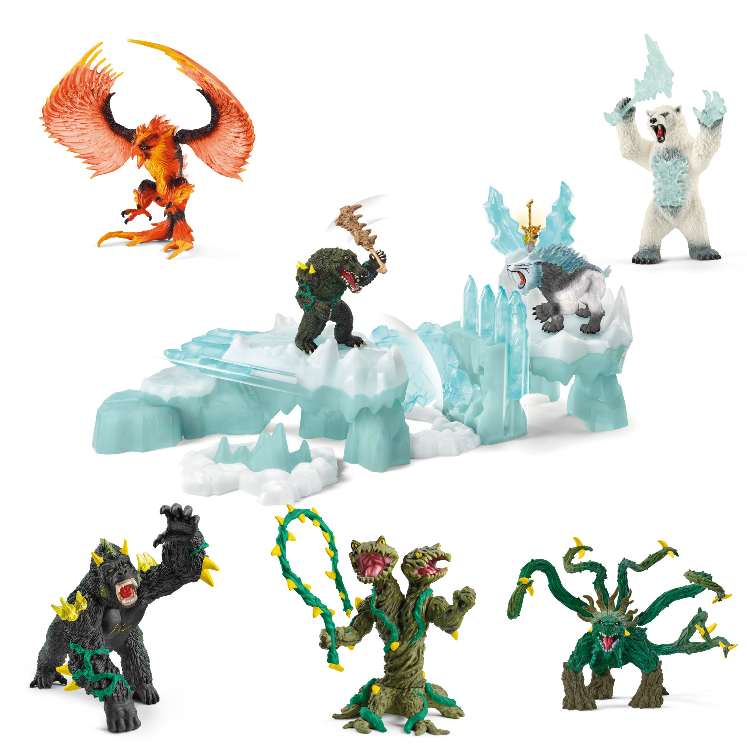 Schleich Eldrador Creatures Neuheit 2020 Eisfestung Bär Adler Gorilla