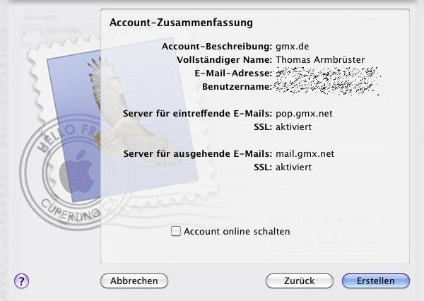 MailAbsturz beim Einrichten eines neuen Accounts Macwelt