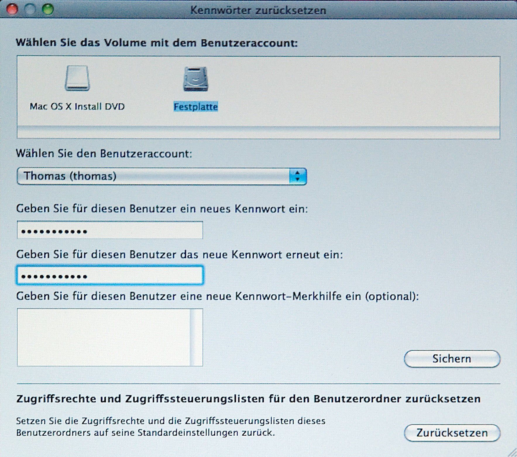 Kennwort zurücksetzen Macwelt