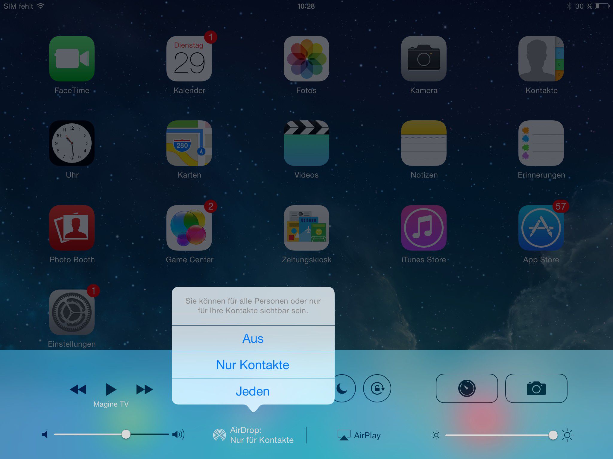 Airdrop für Kontakte Macwelt