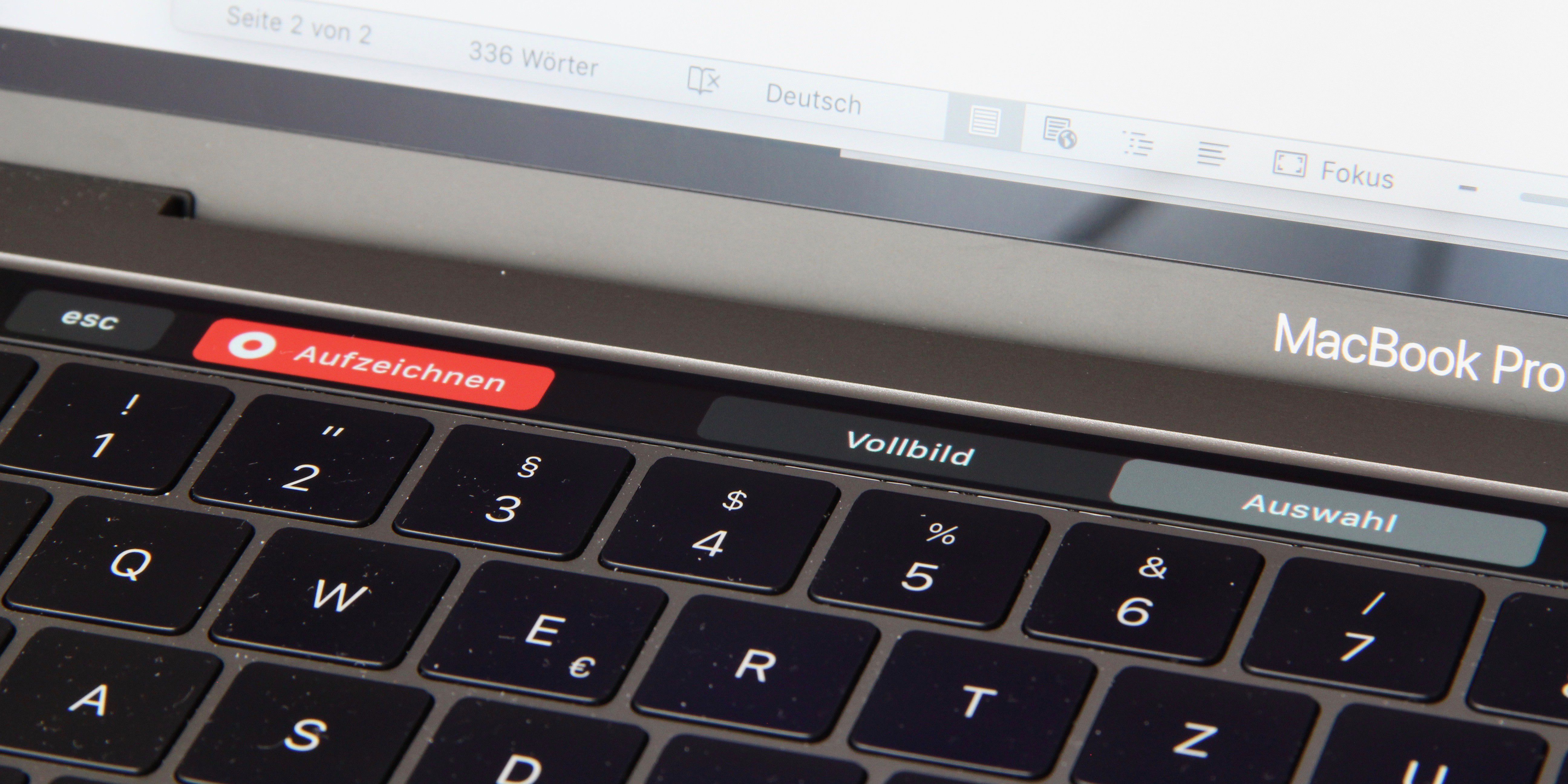 EinsteigerTipps für die Touch Bar Macwelt