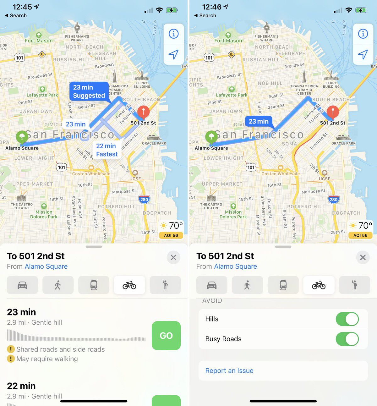 Apple Maps Fahrrad iOS 14 Apples neue Karten kommen in Europa an Macwelt