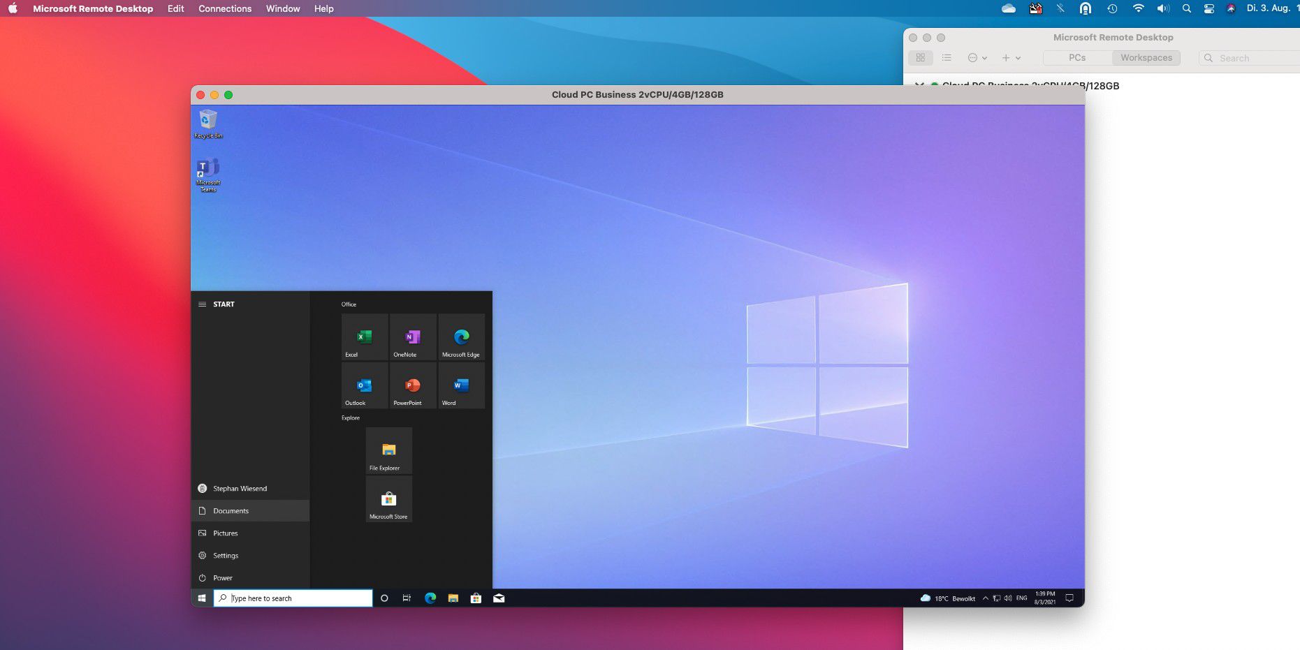 Windows 365 am iPad und Mac ohne Virtualisierung möglich Macwelt