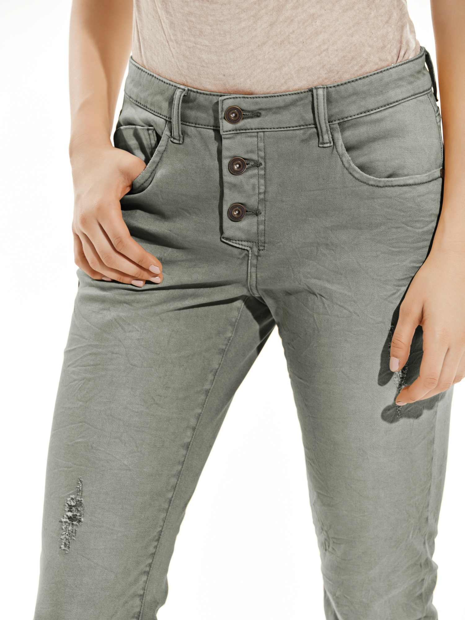 LINEA TESINI by Heine BoyfriendHose, mit Knöpfen online bei OTTO kaufen OTTO