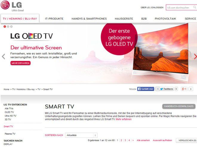 LG wird Schnüffelfunktion in SmartTV abschalten PCWELT