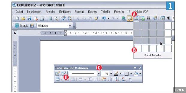 Perfekte Tabellen mit Word gestalten PCWELT