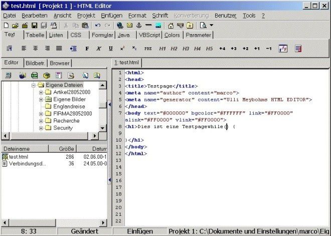 HTML Editor Phase 5 SE PCWELT