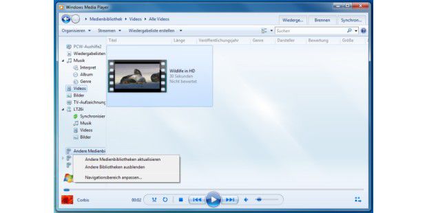 Windows Media Player PCWELT