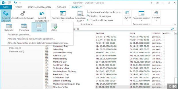 Outlook Schnell Termine aus dem Kalender löschen PCWELT