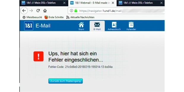 Webinterface bietet keinerlei Zugriff auf Nachrichten PCWELT