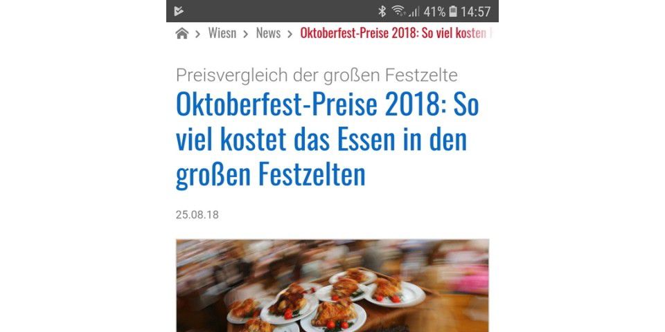 Bilder Apps fürs Oktoberfest 2018 PCWELT