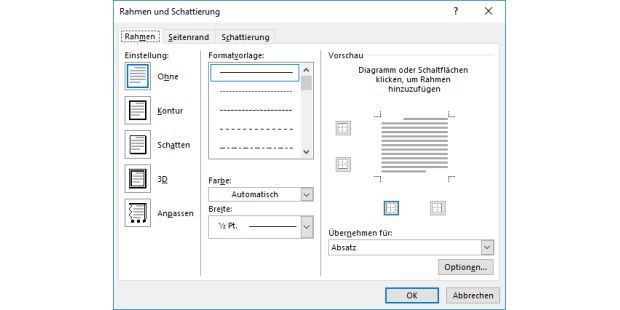 Word linien einfügen Lebenslauf Wie füge ich EINE horizontale Linie