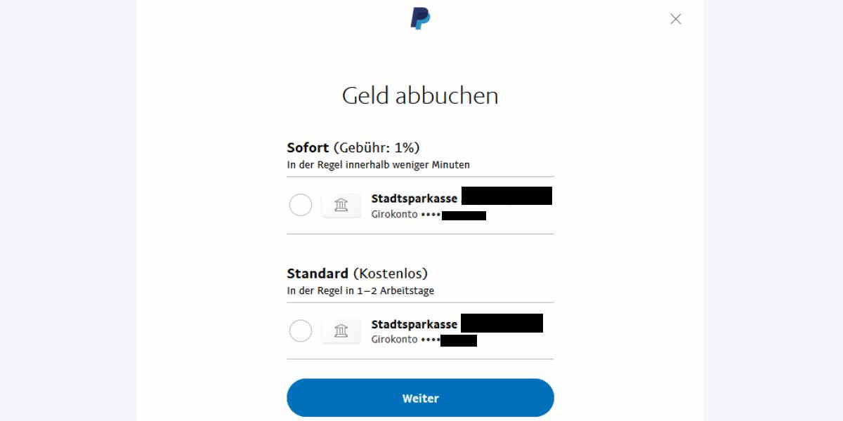 Herstellung Zeigen Bereich wann muss ich bei paypal gebühren zahlen