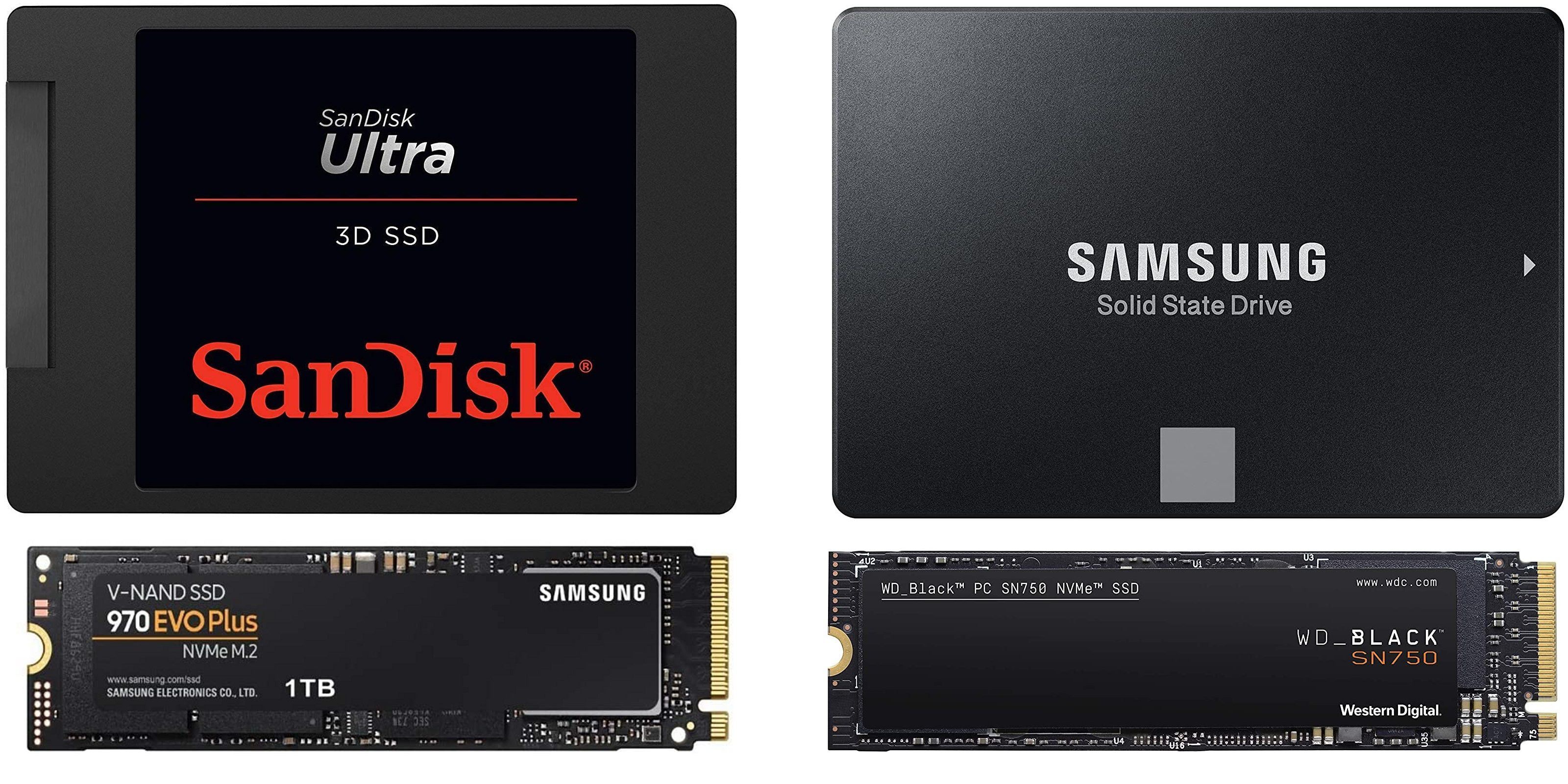 SSDs von Samsung, SanDisk & WD sind bei Amazon deutlich günstiger