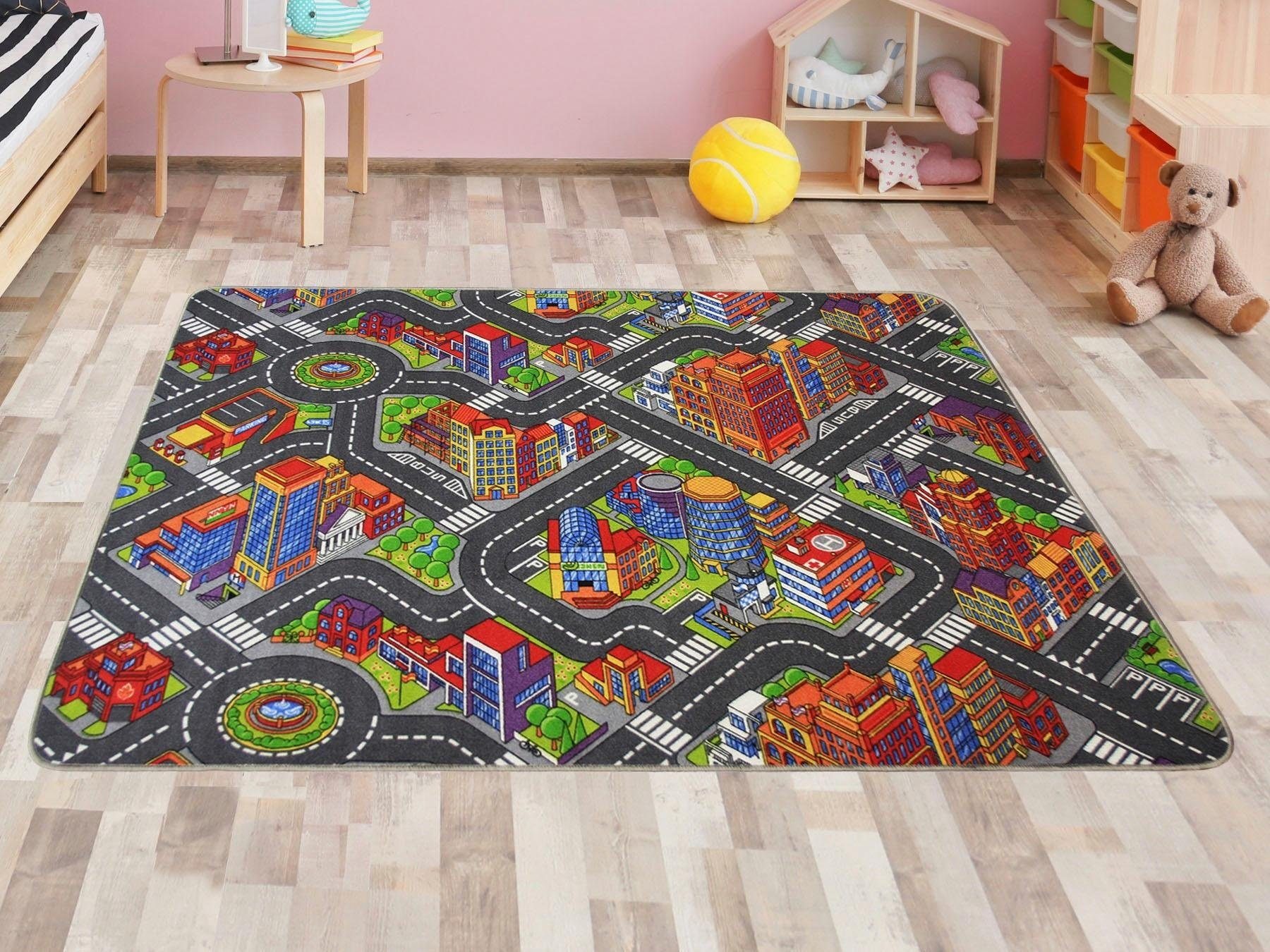 PrimaflorIdeen in Textil Kinderteppich »BIG CITY«, rechteckig, 5 mm