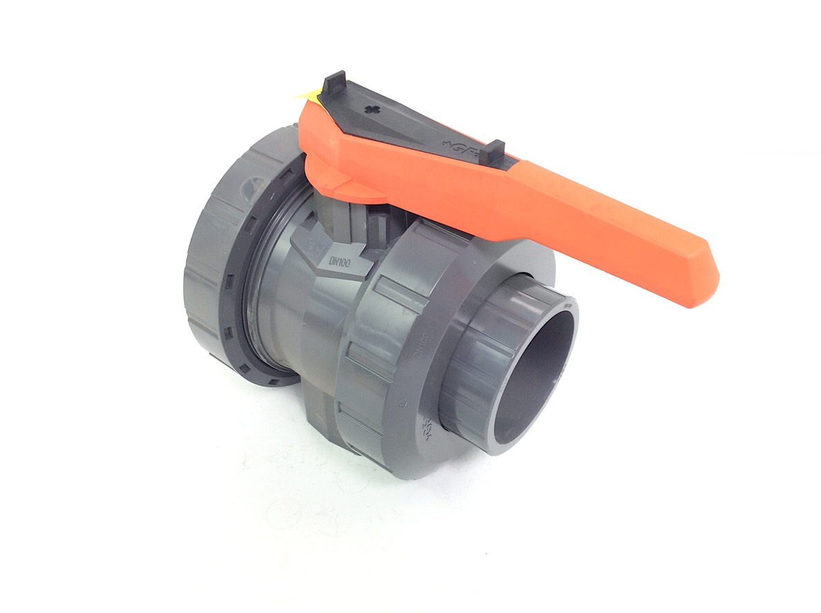 +GF+ Fischer PVC Kugelhahn Typ 546 DN100 PVCU EPDM