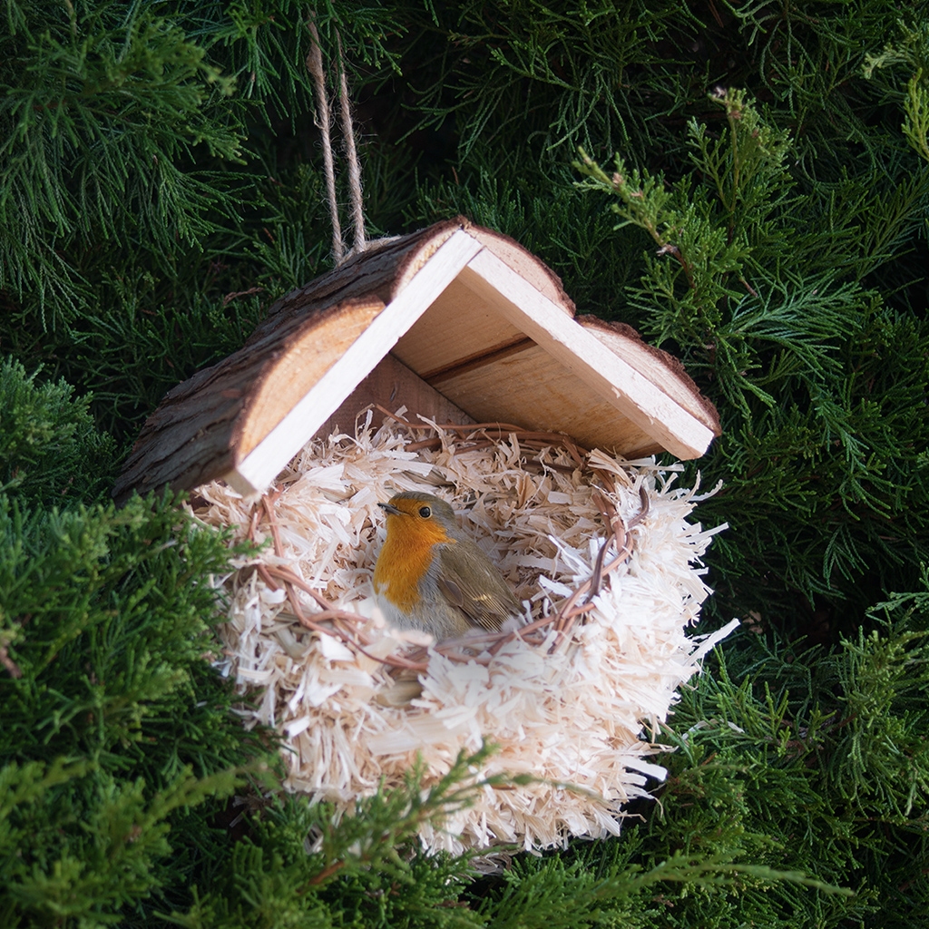 Vogelnest Nest für Vögel Meise Rotkehlchen Fink Stieglitz
