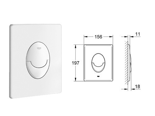 Grohe Rapid Sl 3 In 1-Set Wc Vorwandelement Drückerplatte Wandwinkel | Unidomo