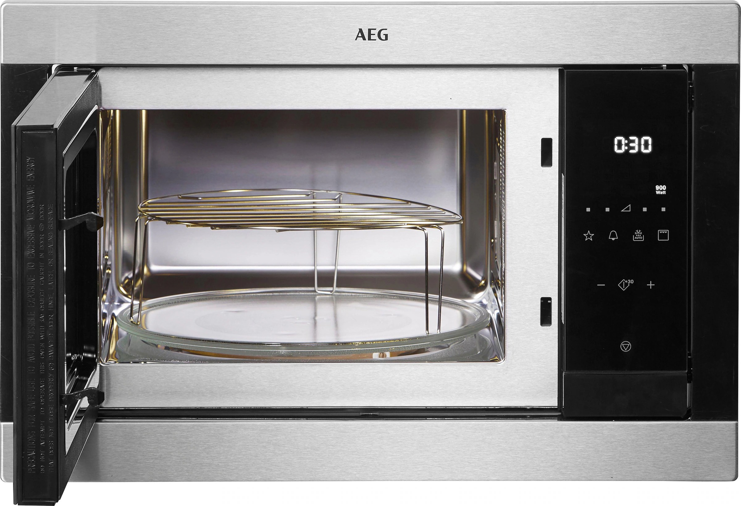 AEG EinbauMikrowelle »MSB2547DM«, MikrowelleGrill, 900 W mit 3