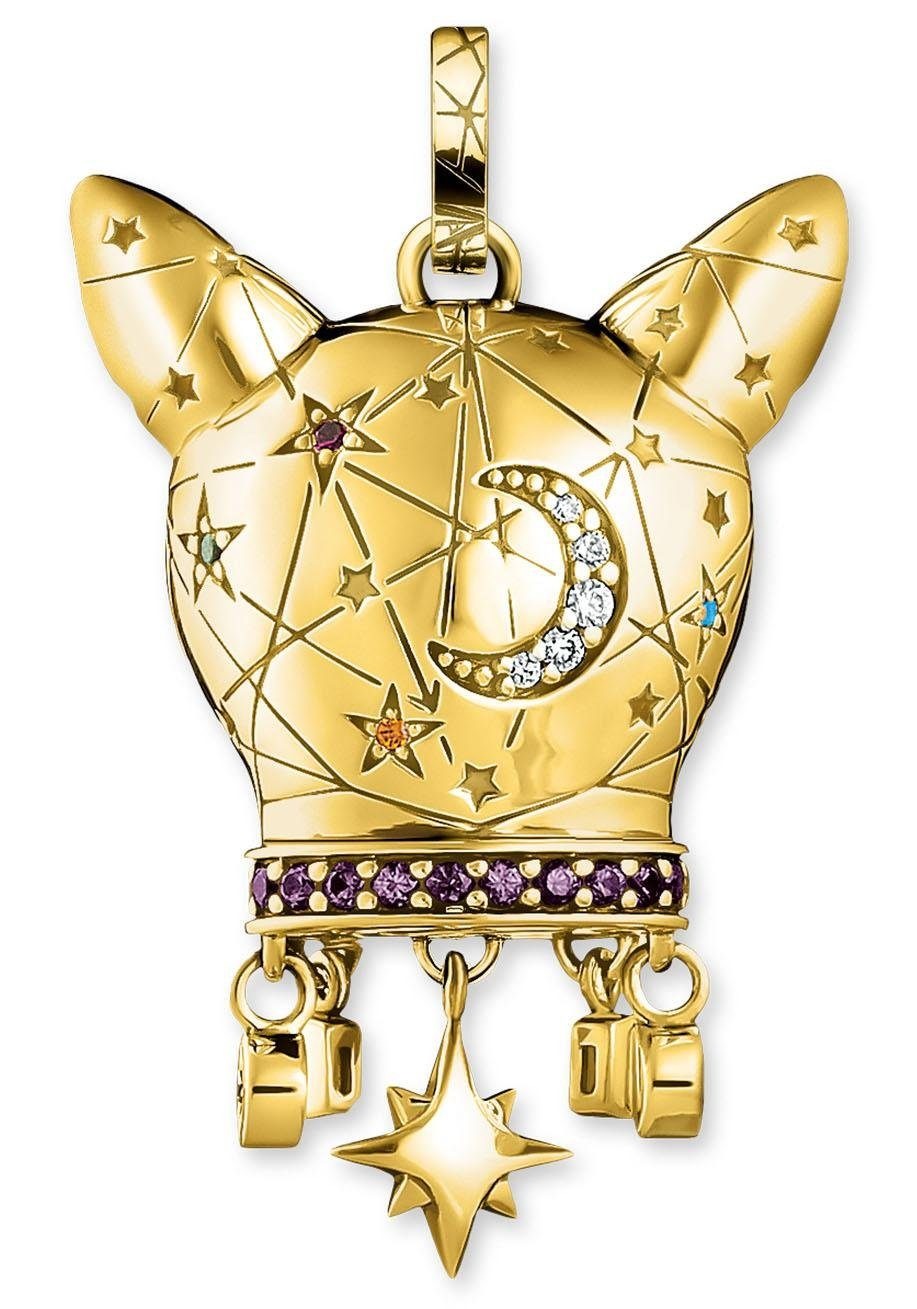 THOMAS SABO Kettenanhänger »Katze gold, PE8564717« bei ♕ Universal.at