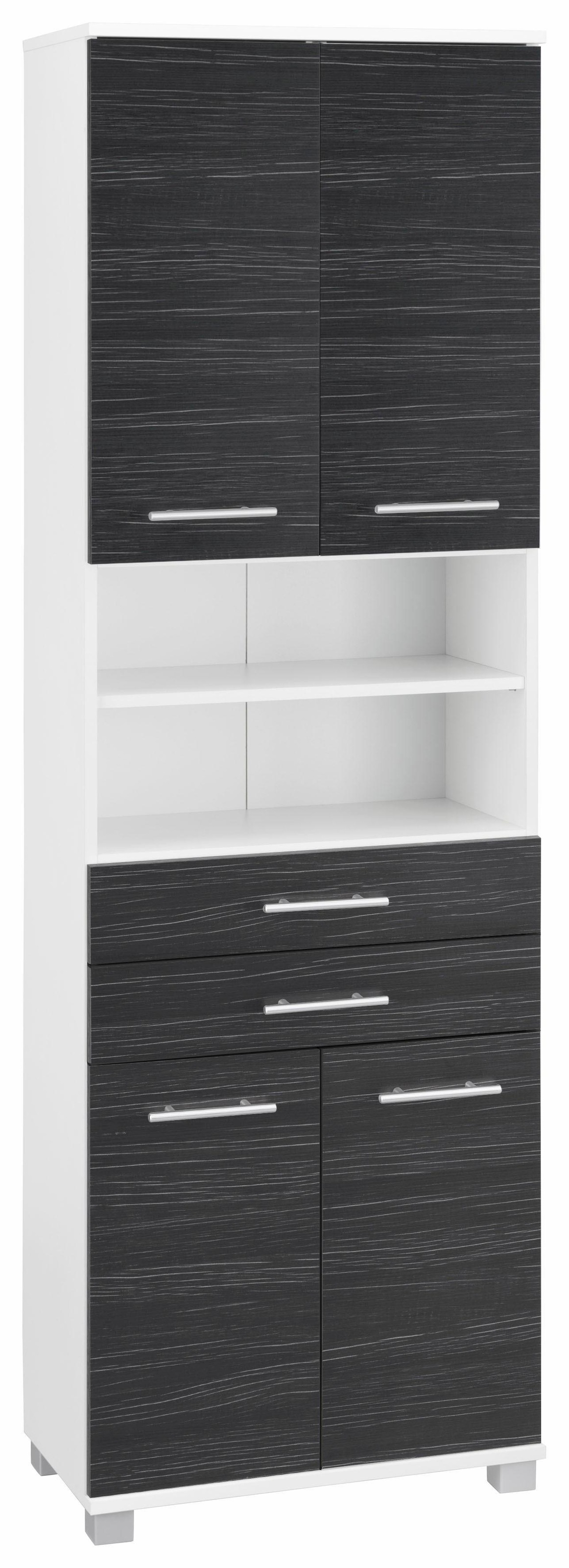 Schildmeyer Hochschrank »Emmi«, Breite 60 cm, Metallgriffe, mit 2