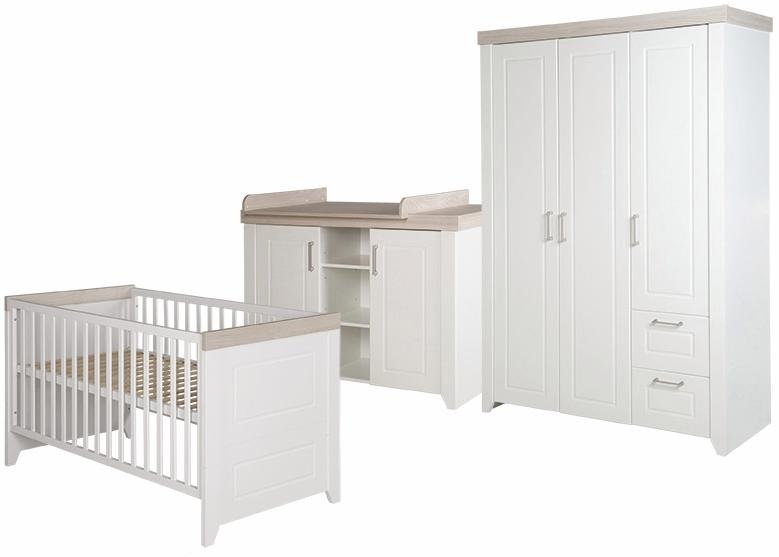 roba® BabyzimmerKomplettset »Felicia«, (Set, 3 St.), mit