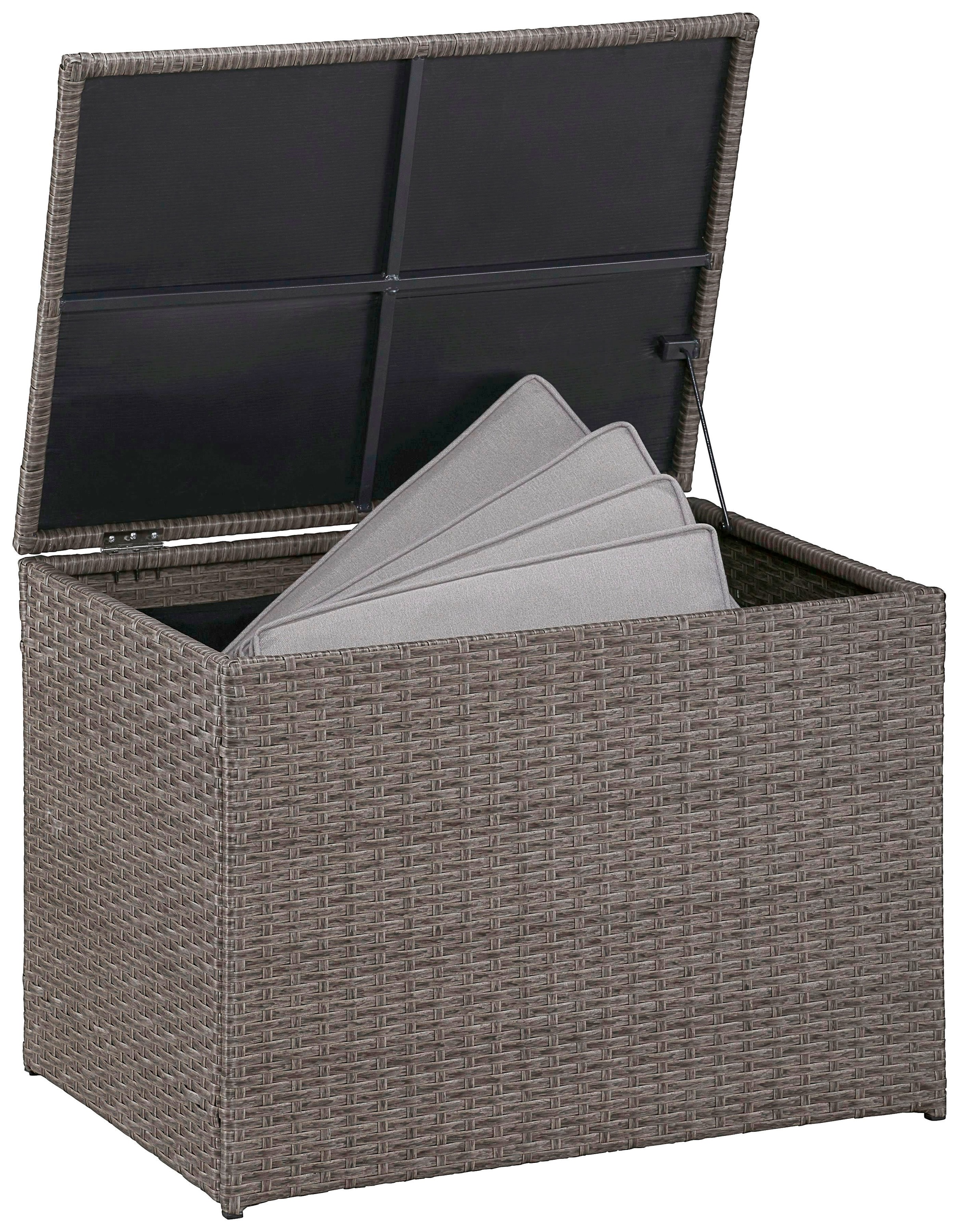 KONIFERA Auflagenbox »Mailand klein«, Polyrattan mit 3 Jahren XXL