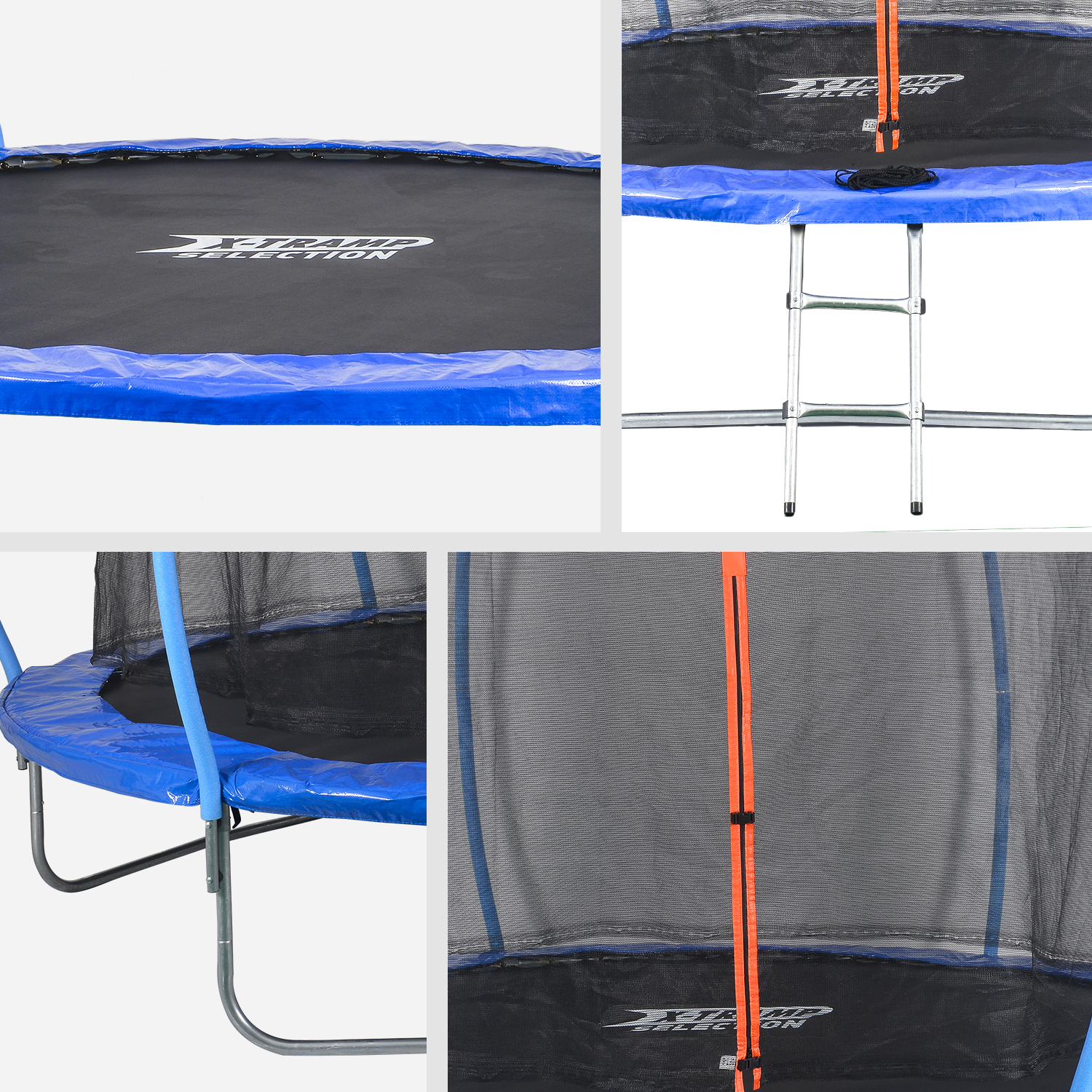 Sena Trampolin Ø 244 cm TÜV geprüft 3 Kinder Gartentrampolin Garten