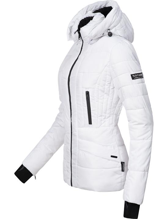 Navahoo Adele Damen Winter Stepp Jacke Parka Kurz Mantel Kunst Pelz