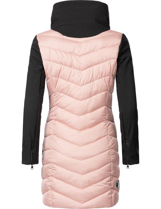 Navahoo Damen Winter Stepp Jacke Kurz Mantel Parka Kapuze Outdoor