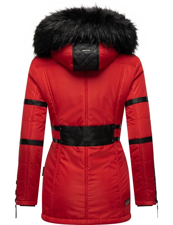 Navahoo Moon Damen Designer Winter Jacke warmer Mantel lang Parka