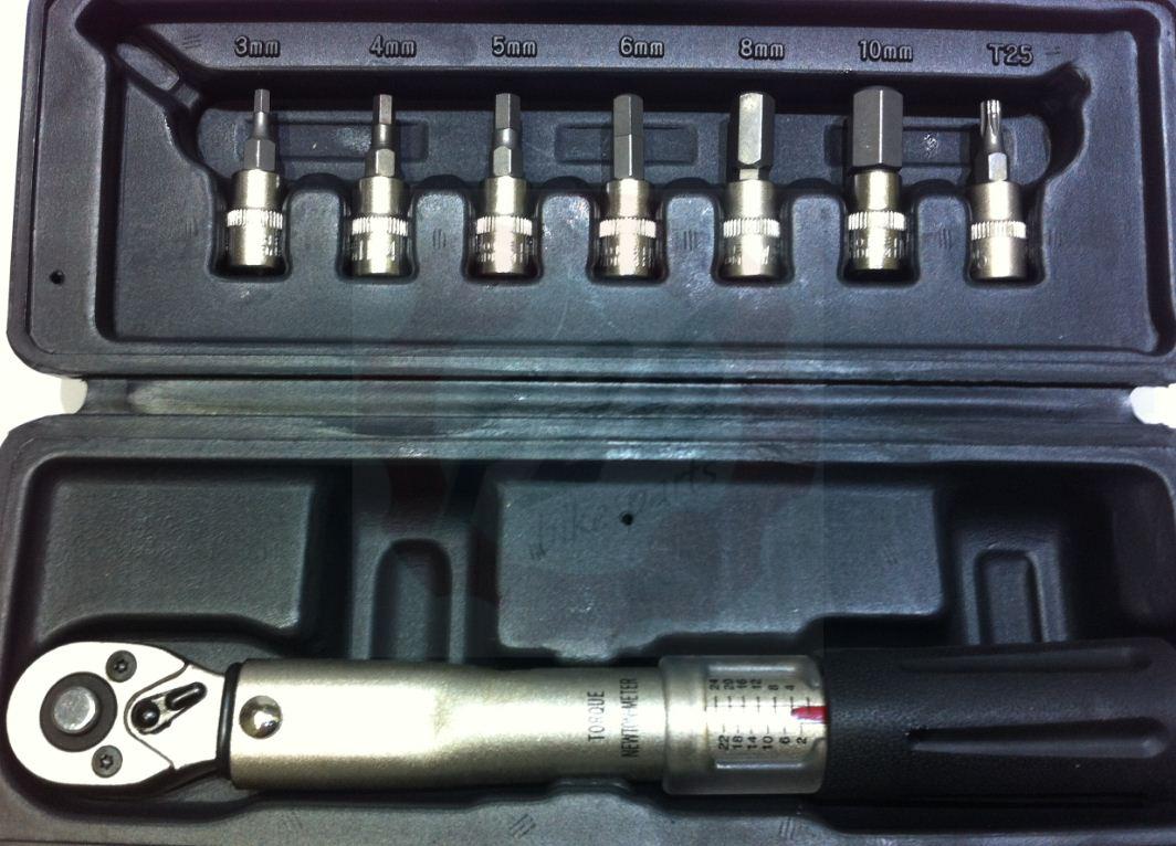 Drehmomentschlüssel 214/24Nm Inbus Torx Bits Disc Titan