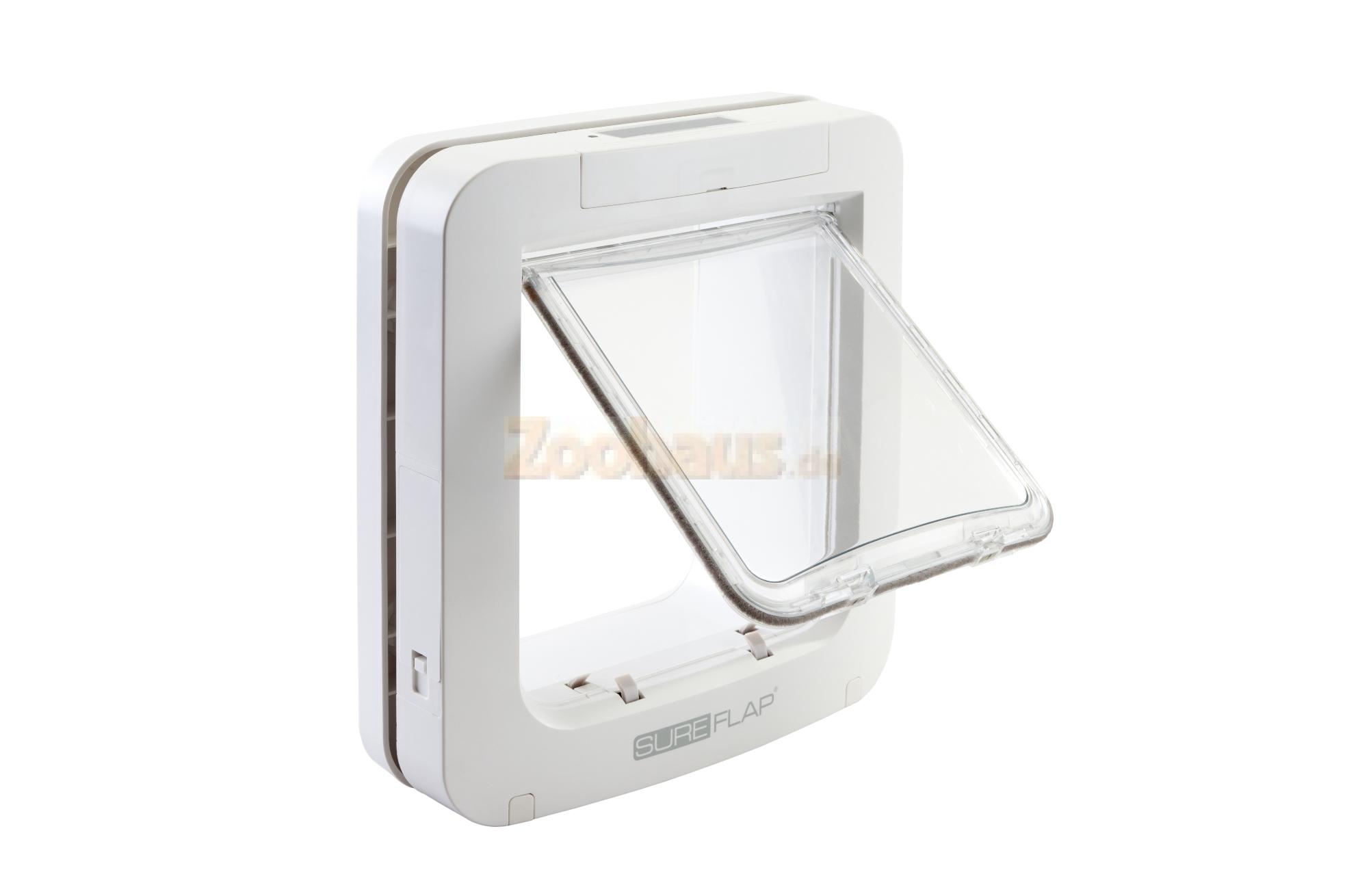 Sureflap XXL Mikrochip Katzenklappe / Haustierklappe weiß
