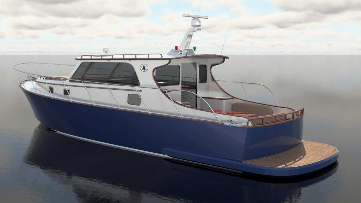 14m lobster yacht NAVARCHS