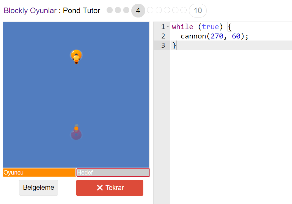 Blockly Games Tüm Bölümler ve Çözümleri