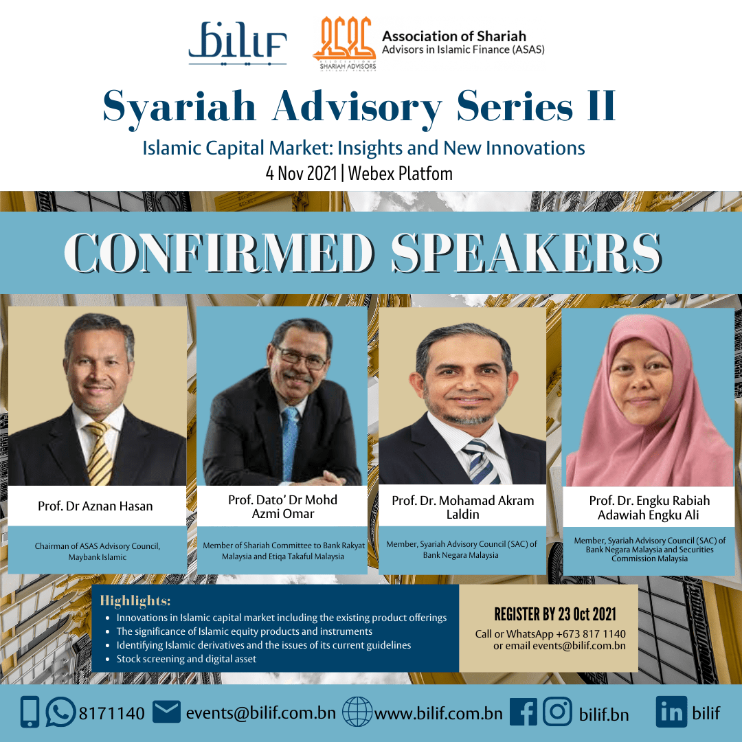 Mizzou Events Jan 15th 2023 Syariah Advisory Series II Brunei Institute of Leadership & Islamic