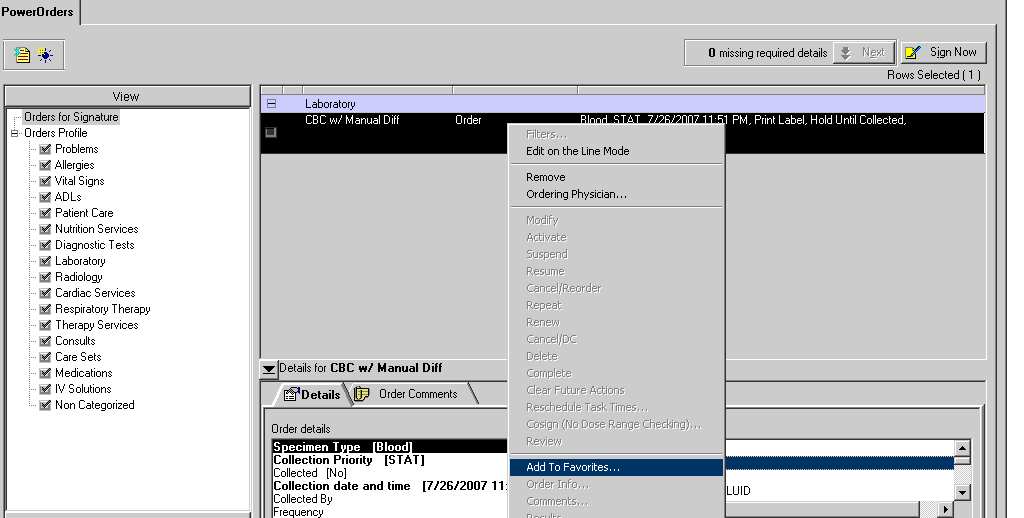 Macros, Favorites and Lists